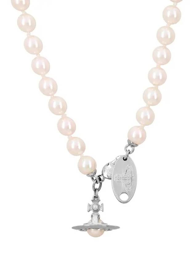 Simonetta Pearl Necklace Silver - VIVIENNE WESTWOOD - BALAAN 6