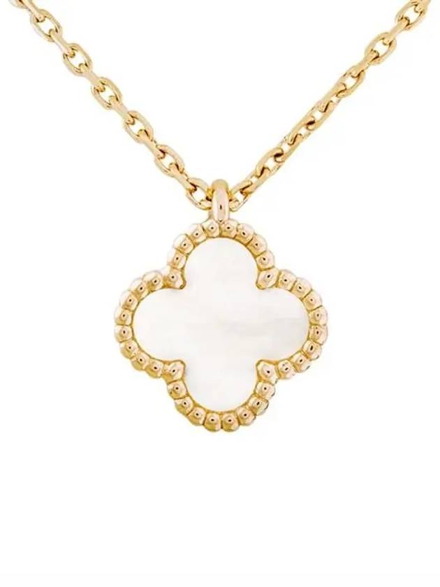 Sweet Alhambra Pendant Yellow Gold Mother Of Pearl - VANCLEEFARPELS - BALAAN 3