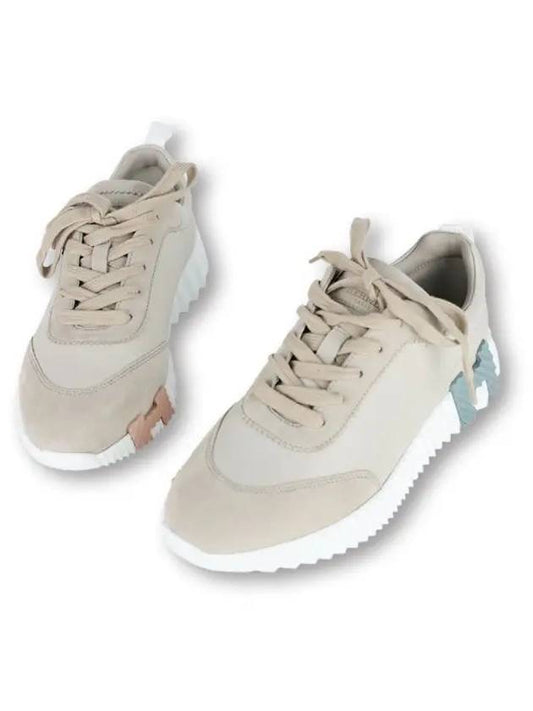 Bouncing Low Top Sneakers Beige - HERMES - BALAAN 2