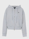 Cheer Two Way Zip Up Hoodie Melange Grey - MICANE - BALAAN 1