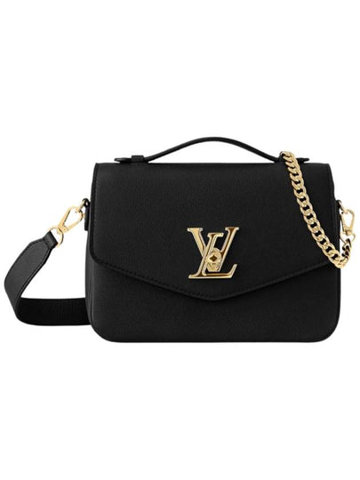 Oxford Lockme Leather Shoulder Bag Black - LOUIS VUITTON - BALAAN 2