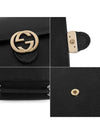 GG Interlocking Long Wallet Black - GUCCI - BALAAN 4