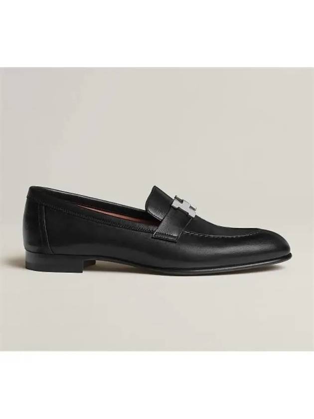 Women s Paris Loafer Black Silver Medal - HERMES - BALAAN 4