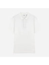 Monogram Motif Polo Shirt White - BURBERRY - BALAAN 2