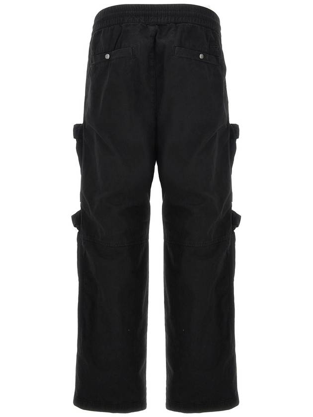 P Danzel Twill Cargo Straight Pants Black - DIESEL - BALAAN 3