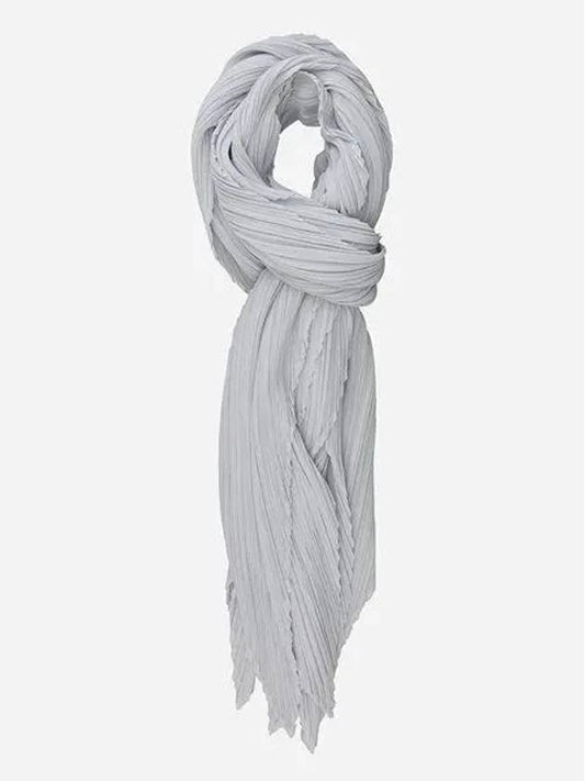 Pleated muffler light gray - ISSEY MIYAKE - BALAAN 2