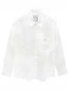 Back Logo Cotton Long Sleeve Shirt White - WOOYOUNGMI - BALAAN 2