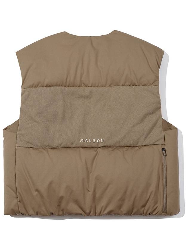 Soft Utility Crop Vest DARK BEIGE WOMAN - MALBON GOLF - BALAAN 2