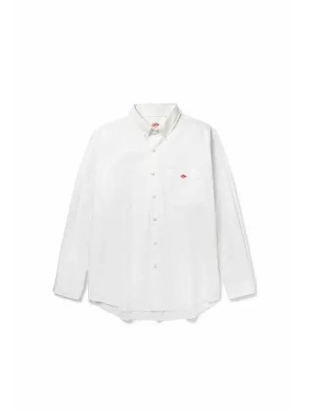 DOT BUTTON B D SHIRT DT B0293 WHITE - DANTON - BALAAN 1