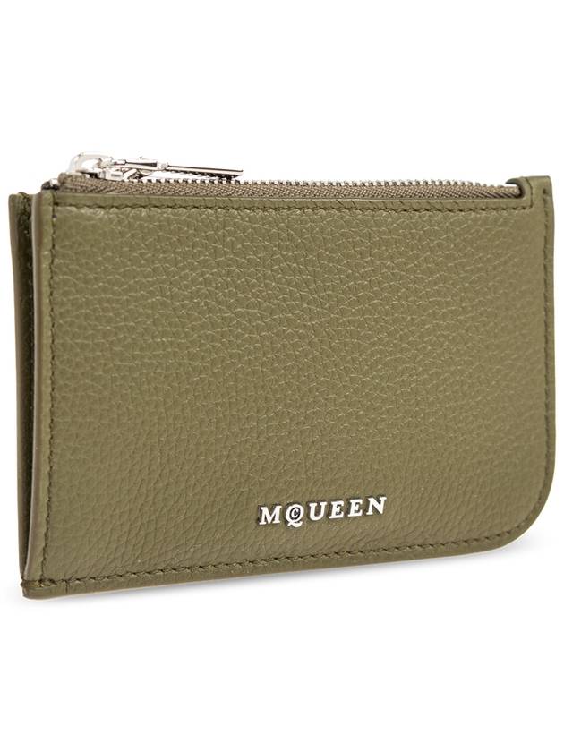 Alexander McQueen Card Holder, Women's, Green - ALEXANDER MCQUEEN - BALAAN 4