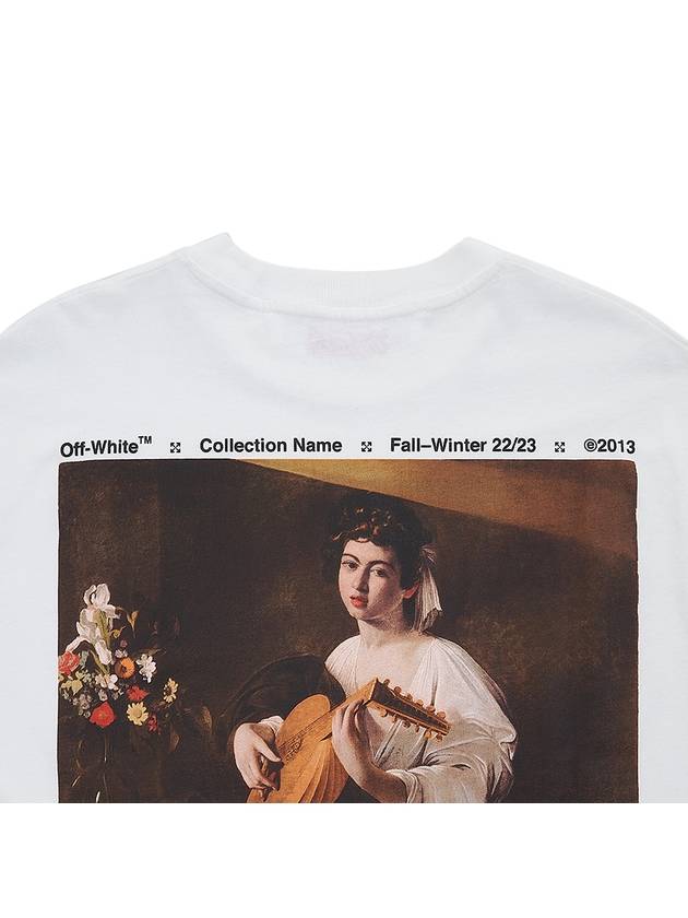 Caravaggio Root Print Long Sleeve T-Shirt White - OFF WHITE - BALAAN 9