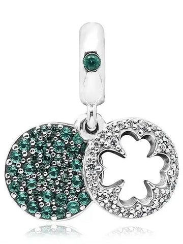 Dazzling Clover Dangle Charm Silver - PANDORA - BALAAN 1