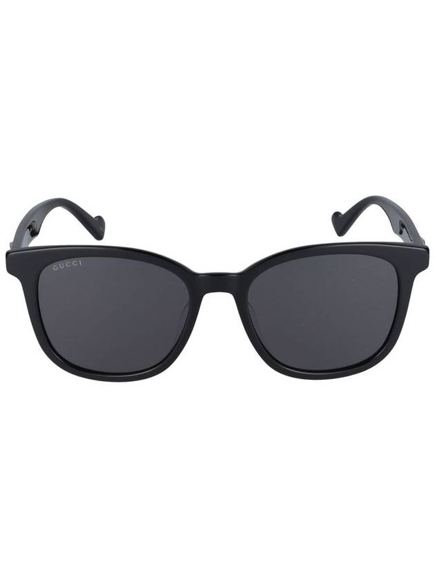 Eyewear Square Horn-Rim Sunglasses Black - GUCCI - BALAAN 2