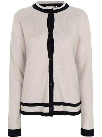 Ecru Air Wool Cashmere Cardigan ERE 013 1209274 - MAX MARA - BALAAN 1