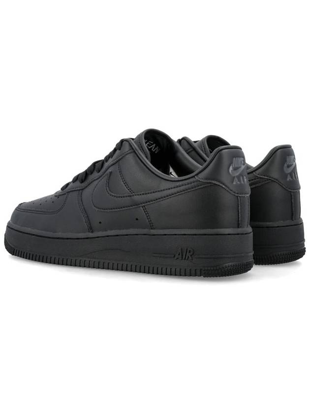 Men's Air Force 1 07 Fresh Low Top Sneakers Black - NIKE - BALAAN 5