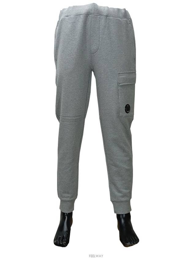 Men's Lens Cargo Pocket Track Pants Grey - CP COMPANY - BALAAN 2