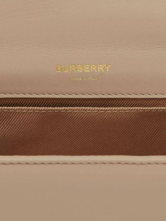 TB Logo Calfskin Mini Cross Bag Beige - BURBERRY - BALAAN 4