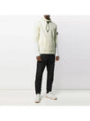 Men's Wappen Patch Hooded Knit Top Ivory - STONE ISLAND - BALAAN 4