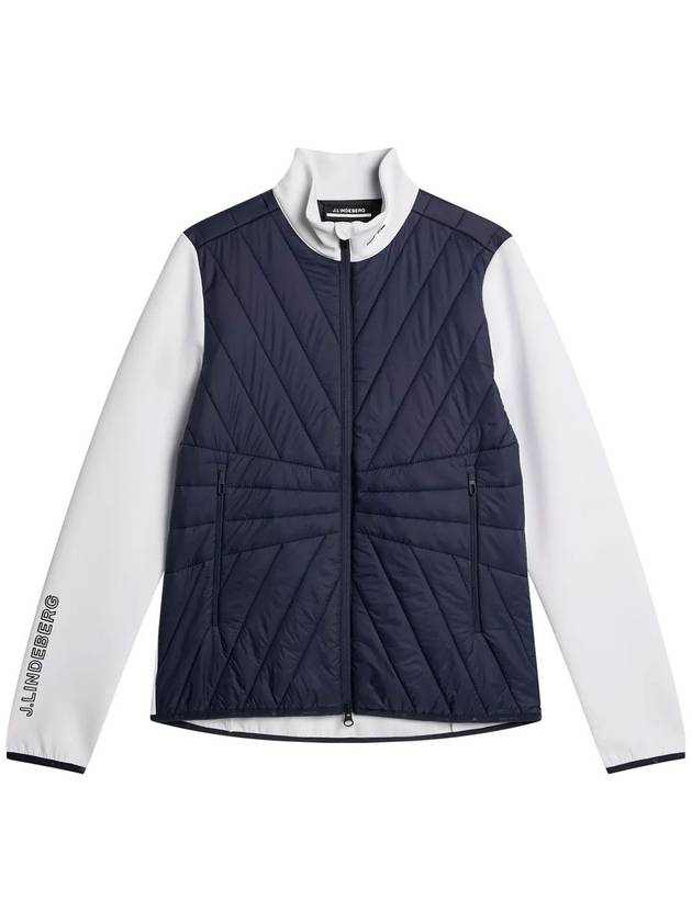 Women's Holma Quilt Hybrid Jacket Navy - J.LINDEBERG - BALAAN 1