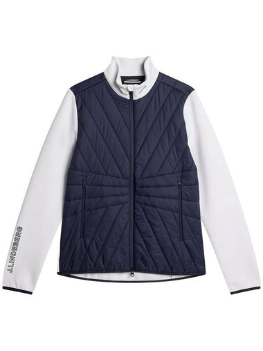 Women's Holma Quilt Hybrid Jacket Navy - J.LINDEBERG - BALAAN 1