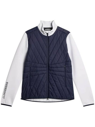 Women's Holma Quilt Hybrid Jacket Navy - J.LINDEBERG - BALAAN 2