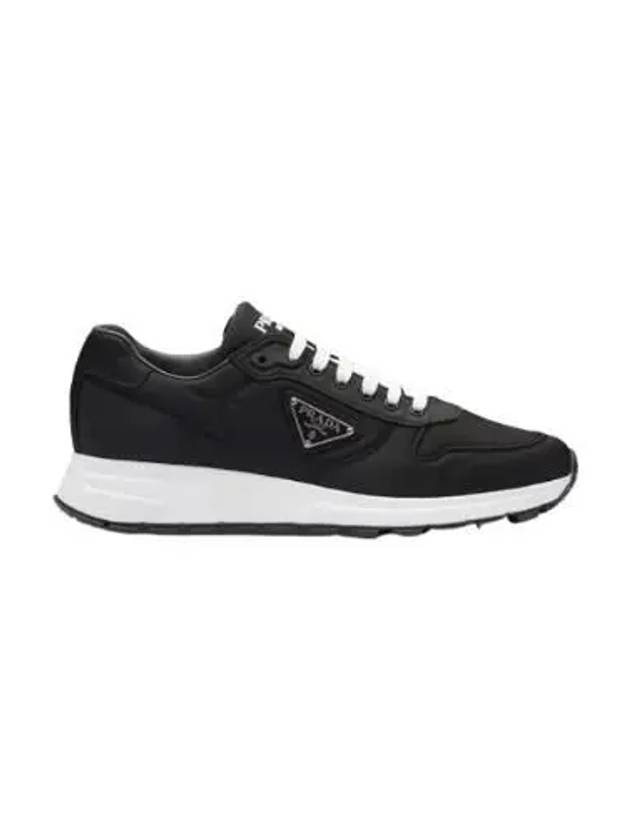 Prax 1 Re-Nylon Low Top Sneakers Black - PRADA - BALAAN 2