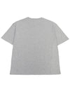 Logo Print Crew Neck Short Sleeve T-Shirt Grey - A.P.C. - BALAAN 3