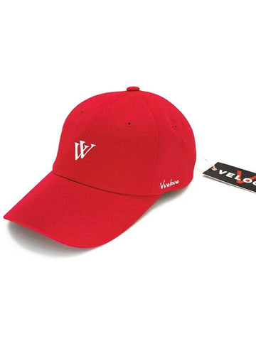 'DV' ball cap soft fit red - VVELOCE - BALAAN 1
