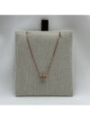 Mini Pop H Pendant Rose Gold & Marron Glace - HERMES - BALAAN 4