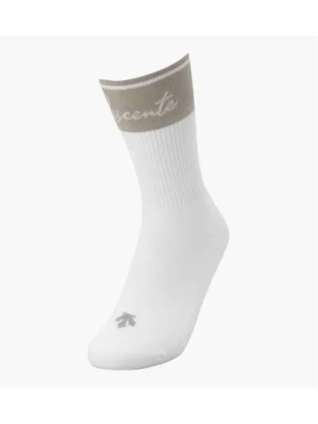 GOLF Women s Color Block Point Crew Socks DP32WFSO92 - DESCENTE - BALAAN 1