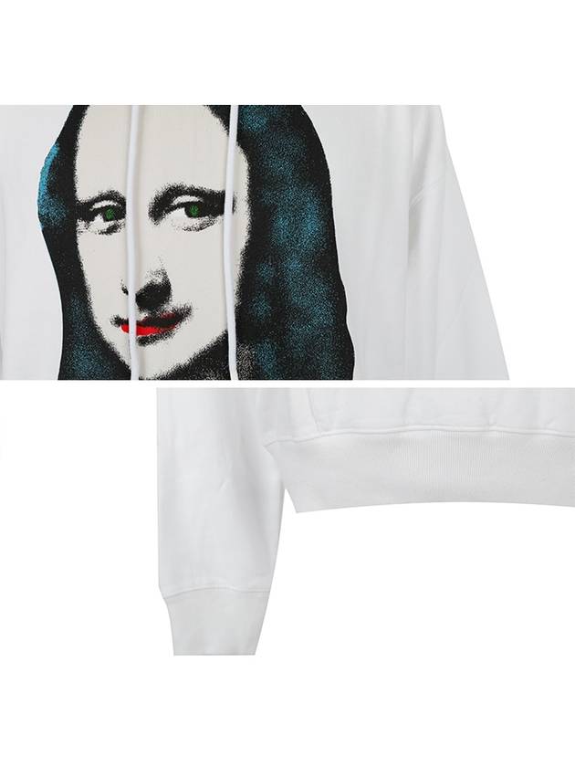 Men's Mona Lisa Print Hooded White - OFF WHITE - BALAAN 7