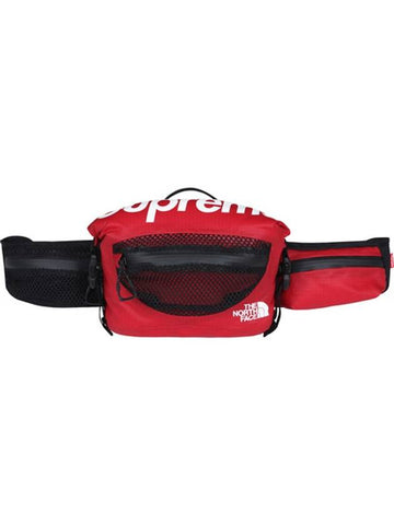 The North Face Waterproof Waist Bag Red - SUPREME - BALAAN 1