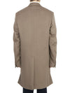 Logo Classic Cashmere Single Coat Brown - DIOR - BALAAN 6