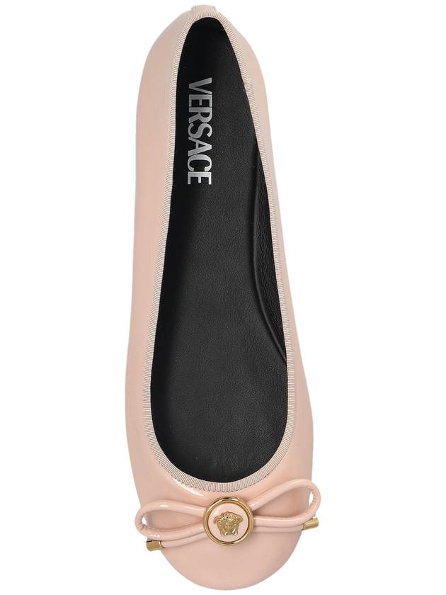 Versace Leather Ballet Flats, Women's, Pink - VERSACE - BALAAN 6