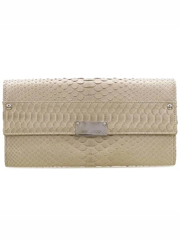 Beige color clutch bag - JIMMY CHOO - BALAAN 2