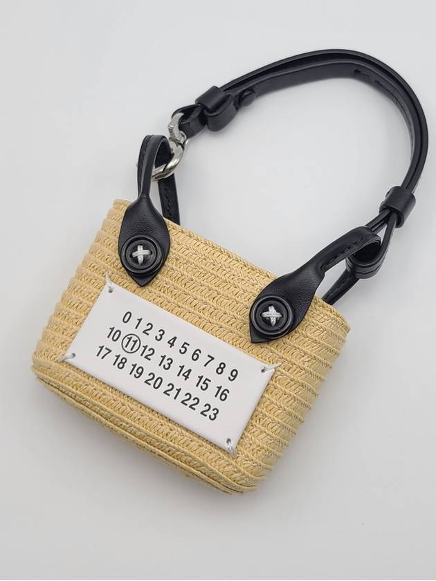 Cellulose Weave Micro Shoulder Bag Beige - MAISON MARGIELA - BALAAN 8