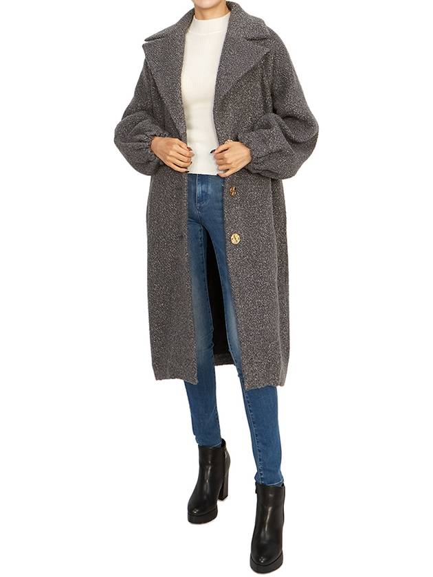 Puff Sleeve Single Coat Grey - PATOU - BALAAN 9