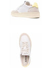 Medalist Suede Yellow Tab Low Top Sneakers White - AUTRY - BALAAN 6