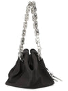 Kenny Satin Small Tote Bag Black - GIVENCHY - BALAAN 4