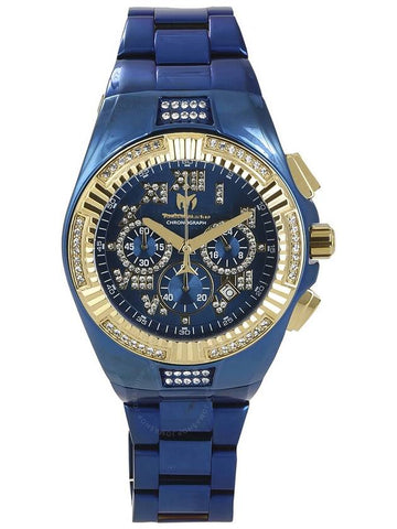 Technomarine Cruise Chronograph Quartz Crystal Blue Dial Men's Watch TM-121238 - TECHNOMARINE - BALAAN 1