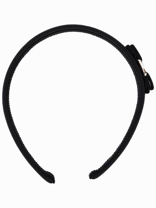 Vara Bow Headband Black - SALVATORE FERRAGAMO - BALAAN 4