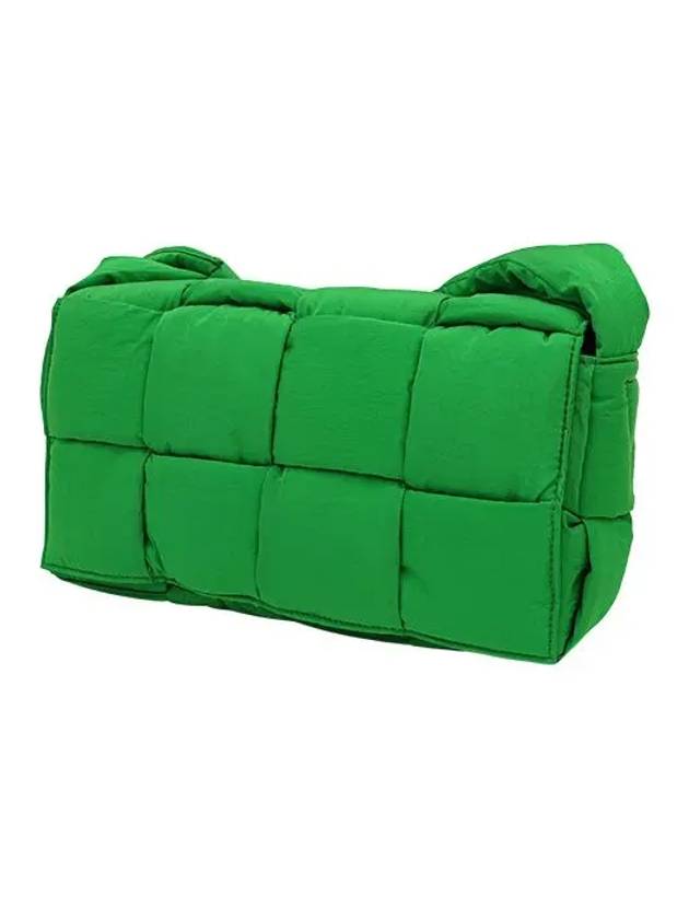 Padding Tech Medium Cassette Cross Bag Green - BOTTEGA VENETA - BALAAN 3