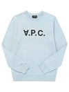 VPC Logo Crew Neck Sweatshirt Light Blue - A.P.C. - BALAAN 4