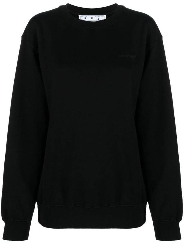 Bag Diagonal Sweatshirt Black - OFF WHITE - BALAAN 1