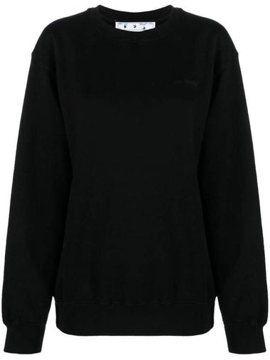 Back Diagonal Sweatshirt Black - OFF WHITE - BALAAN 1