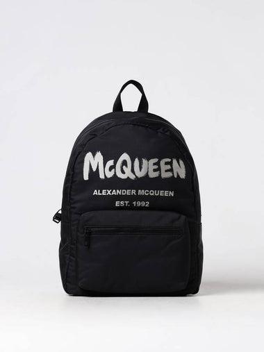 Zaino Graffiti Alexander McQueen in nylon - ALEXANDER MCQUEEN - BALAAN 1