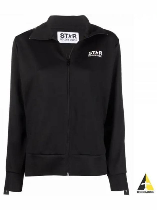 Star Logo Track Jacket Black - GOLDEN GOOSE - BALAAN 2