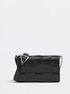 Intrecciato Triangle Buckle Cassette Cross Bag Black - BOTTEGA VENETA - BALAAN 2