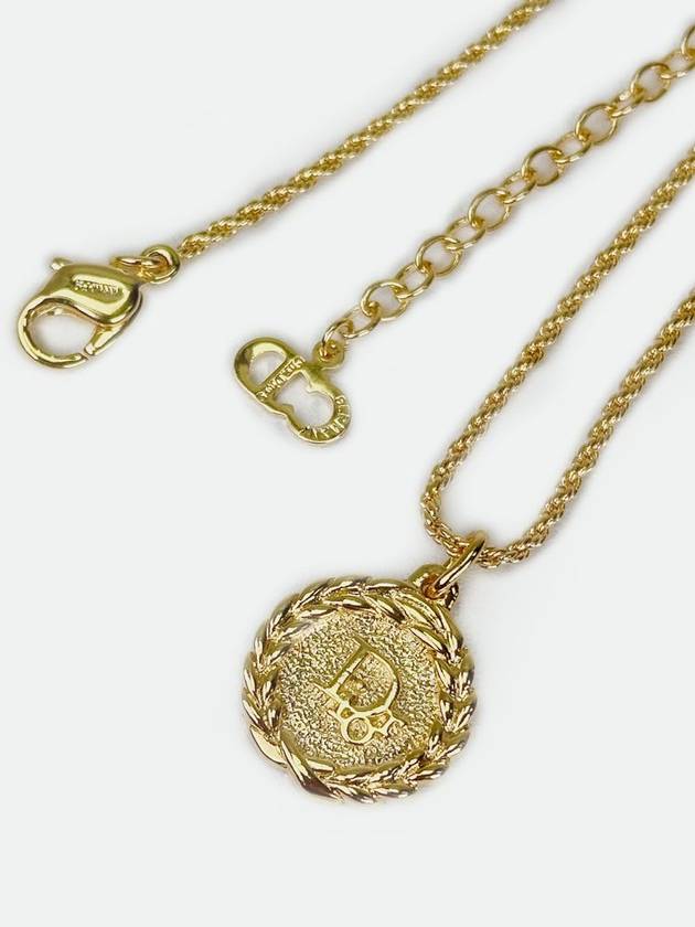 Vintage Classic Coin Pendant Necklace 4ADIA39551 - DIOR - BALAAN 1