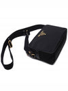 Gold Logo Pocono Cross Bag Black - PRADA - BALAAN 6